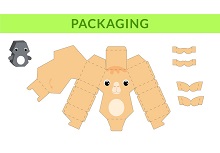 çocuklar için hazır hayvan model maketi şablonu, paper craft model animals